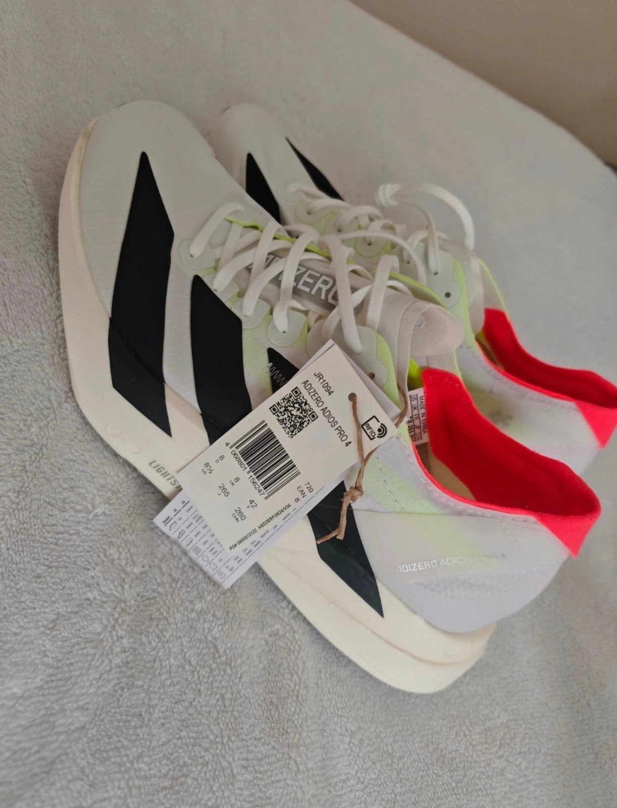 Adidas Adizero Adios Pro 4 – ongebruikt

Te koop: Adidas Adi, Sport en Fitness, Basketbal, Ophalen, Nieuw, Schoenen