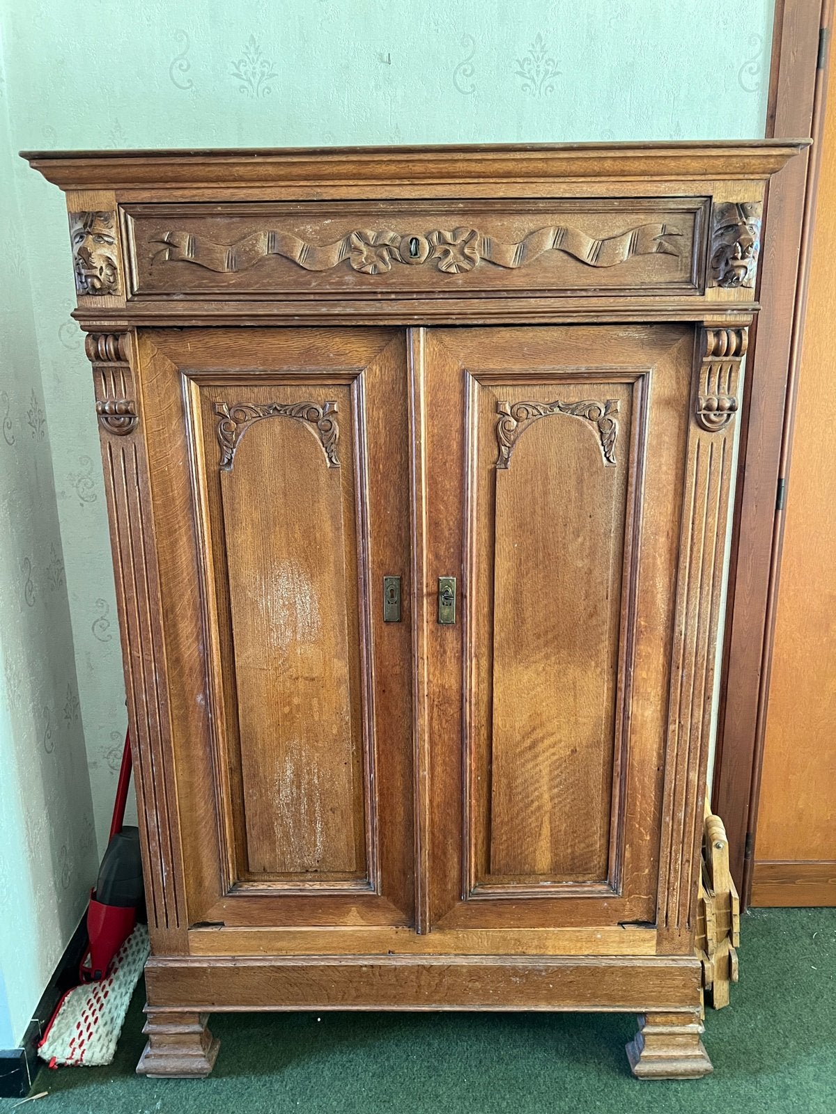 Meuble ancien style Henri II en chêne – meuble de rangement, Antiquités & Art, Enlèvement
