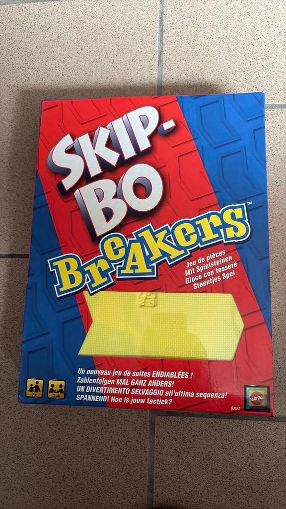 Skip bo breakers, Drie of vier spelers, Ophalen, Gebruikt, Mattel