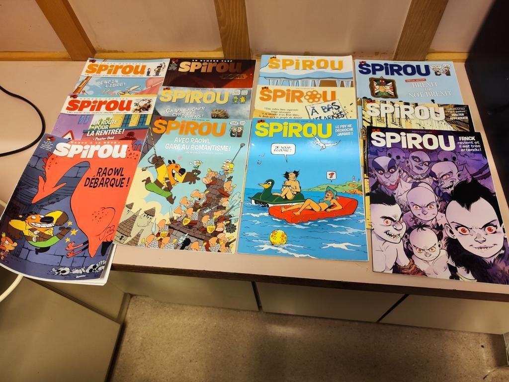 Lot de 12magazine spirou, Livres, Enlèvement ou Envoi