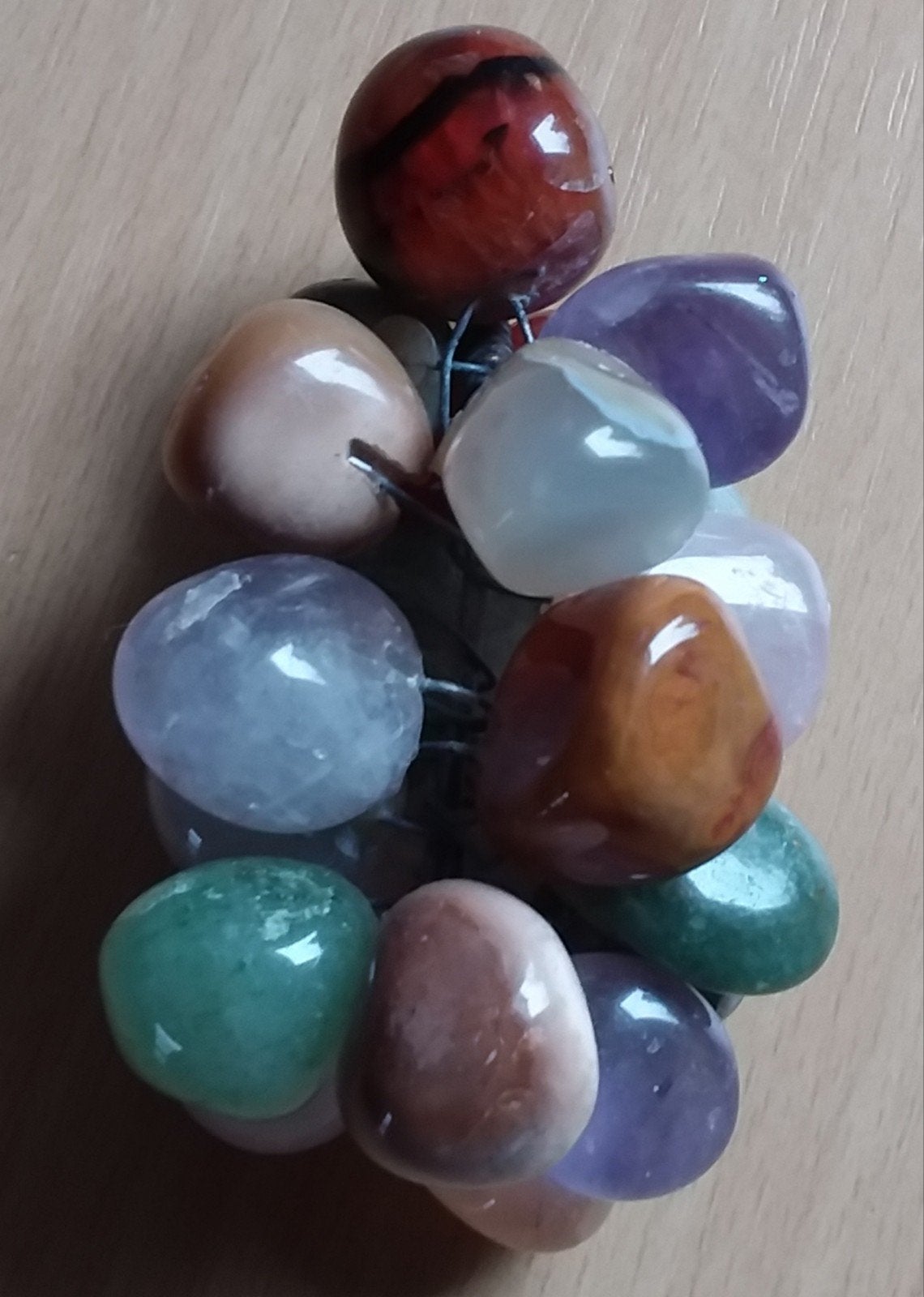 Oude Prachtuge druiven met edelstenen., Antiek en Kunst, Ophalen of Verzenden