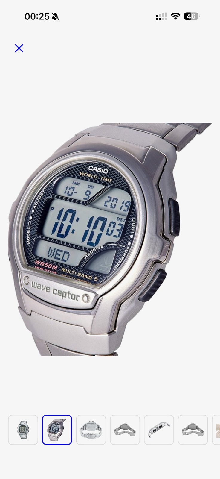 Casio Wave Ceptor - nieuw, Bijoux, Sacs & Beauté, Montres | Hommes, Casio, Acier, Enlèvement, Acier
