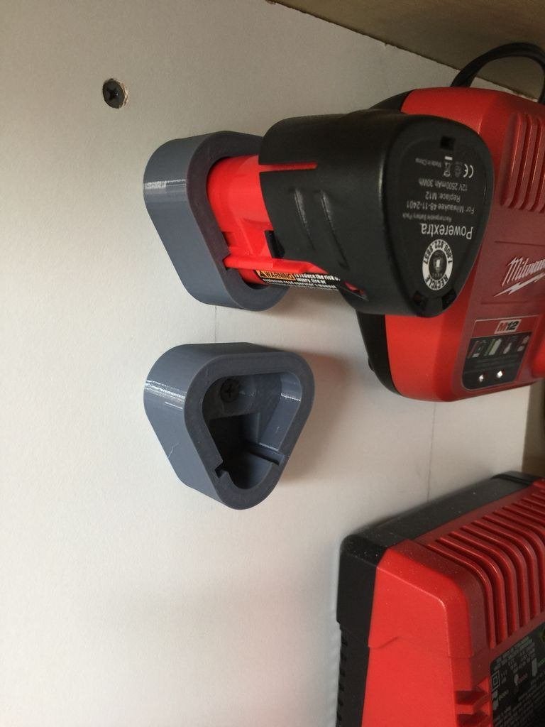 Milwaukee M12 accuhouder met schroefgat, Verzenden, Nieuw