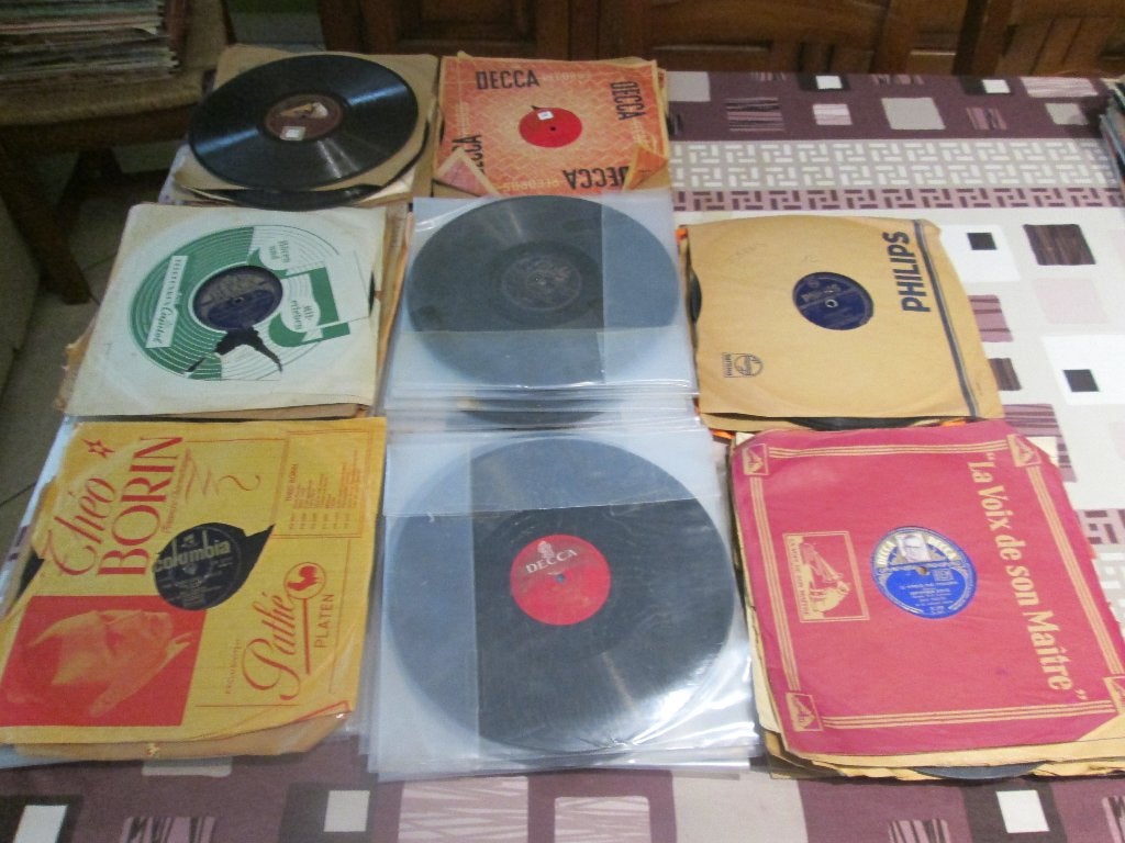 Big Batch de 73 disques 78 tours - toutes sortes de musique, CD & DVD, Vinyles | Autres Vinyles, Enlèvement ou Envoi, Comme neuf