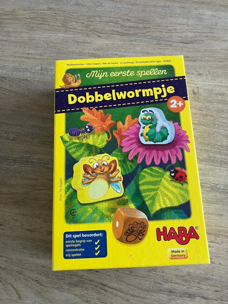 Jeu de plateau Haba - Dice Worm, Hobby & Loisirs créatifs, 1 ou 2 joueurs, Enlèvement, Comme neuf, Haba