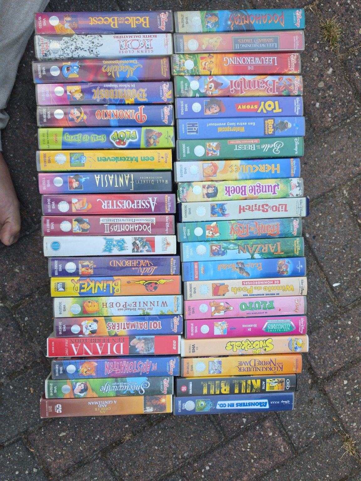 Grote Disney VHS Collectie + DVD’s | 40+ Films, Ophalen, Gebruikt, VHS