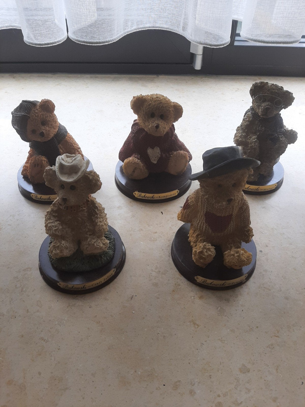 Bukowski- Figurines Prutus, Enlèvement, Comme neuf, Fait à la main