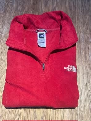 The North Face fleece jas | TKA 100 | Medium dames, Kleding | Dames, Maat 38/40 (M), Ophalen of Verzenden, Rood, Fitness of Aerobics