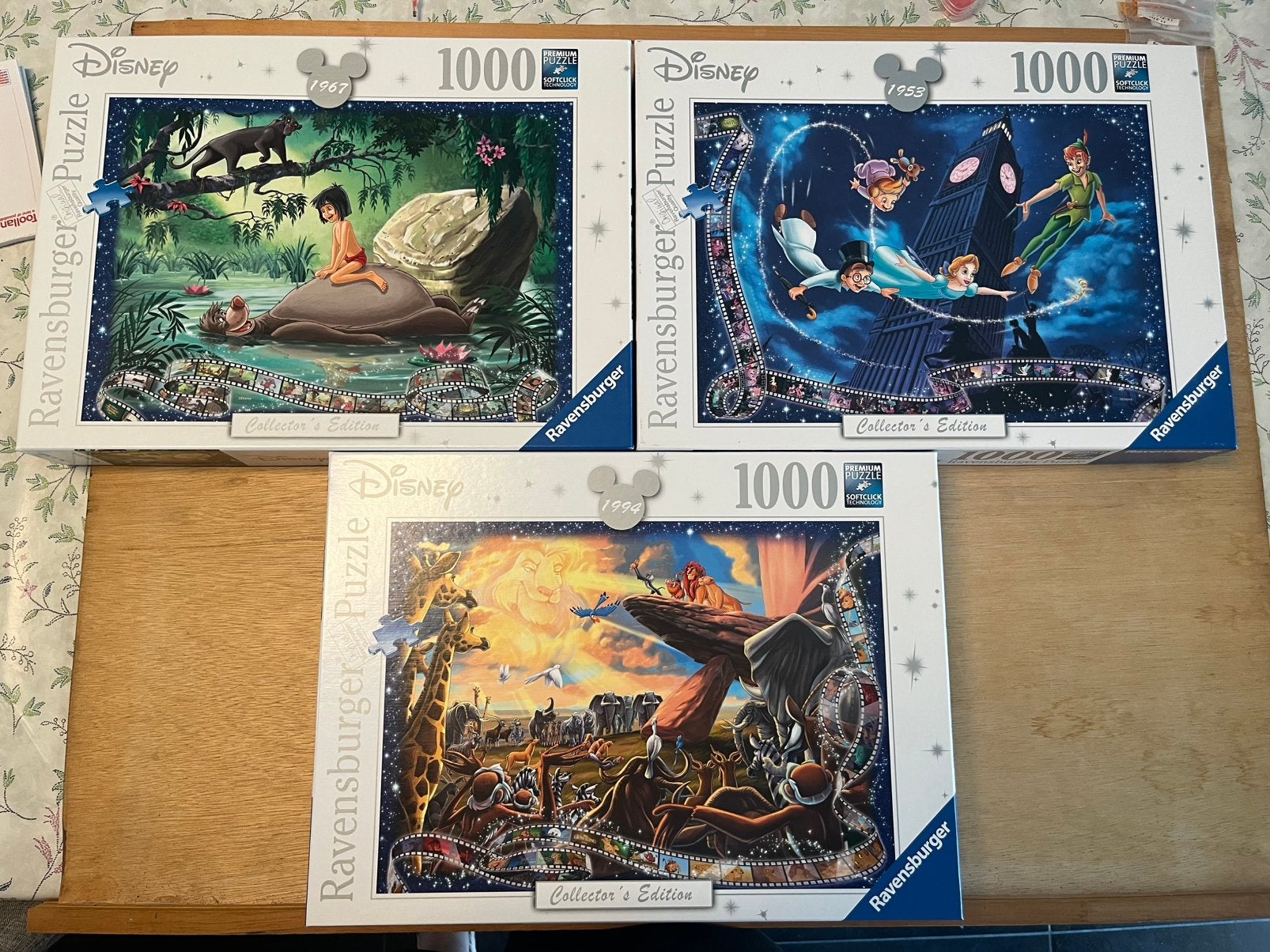Dinsey puzzels, Hobby en Vrije tijd, Ophalen, 500 t/m 1500 stukjes, Zo goed als nieuw, Legpuzzel