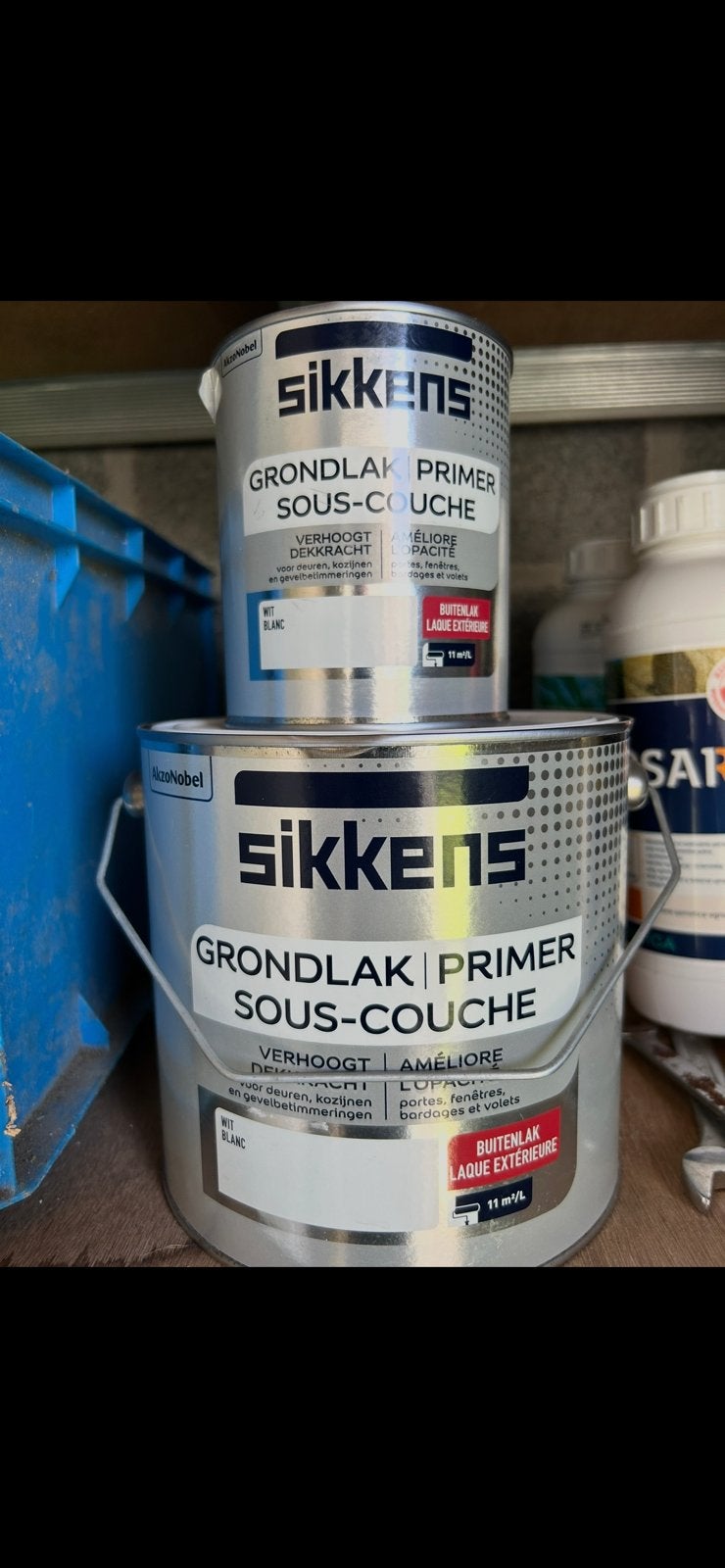 Grondlak-primer, Ophalen, Zo goed als nieuw