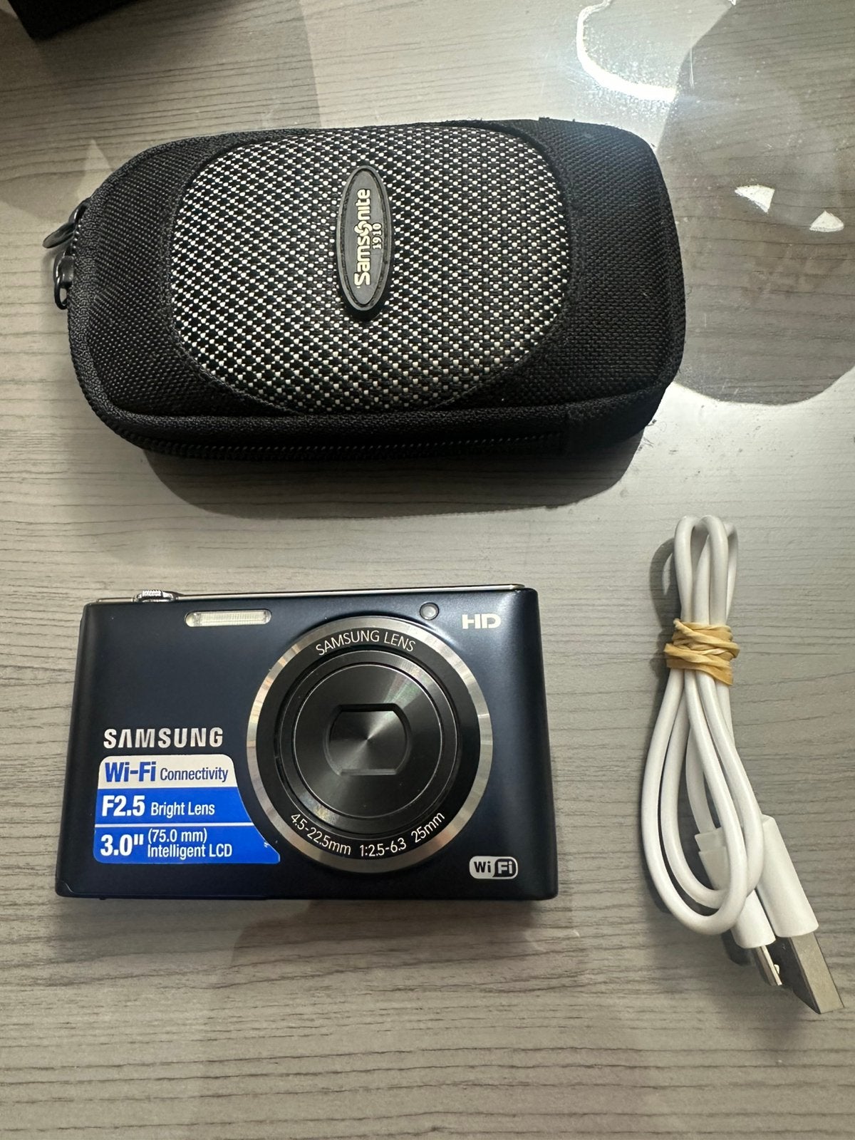 Samsung ST150F digitale camera 16.2MP WiFi + hoes, TV, Hi-fi & Vidéo, Comme neuf, Wi-Fi, Samsung, Appareil photo compact