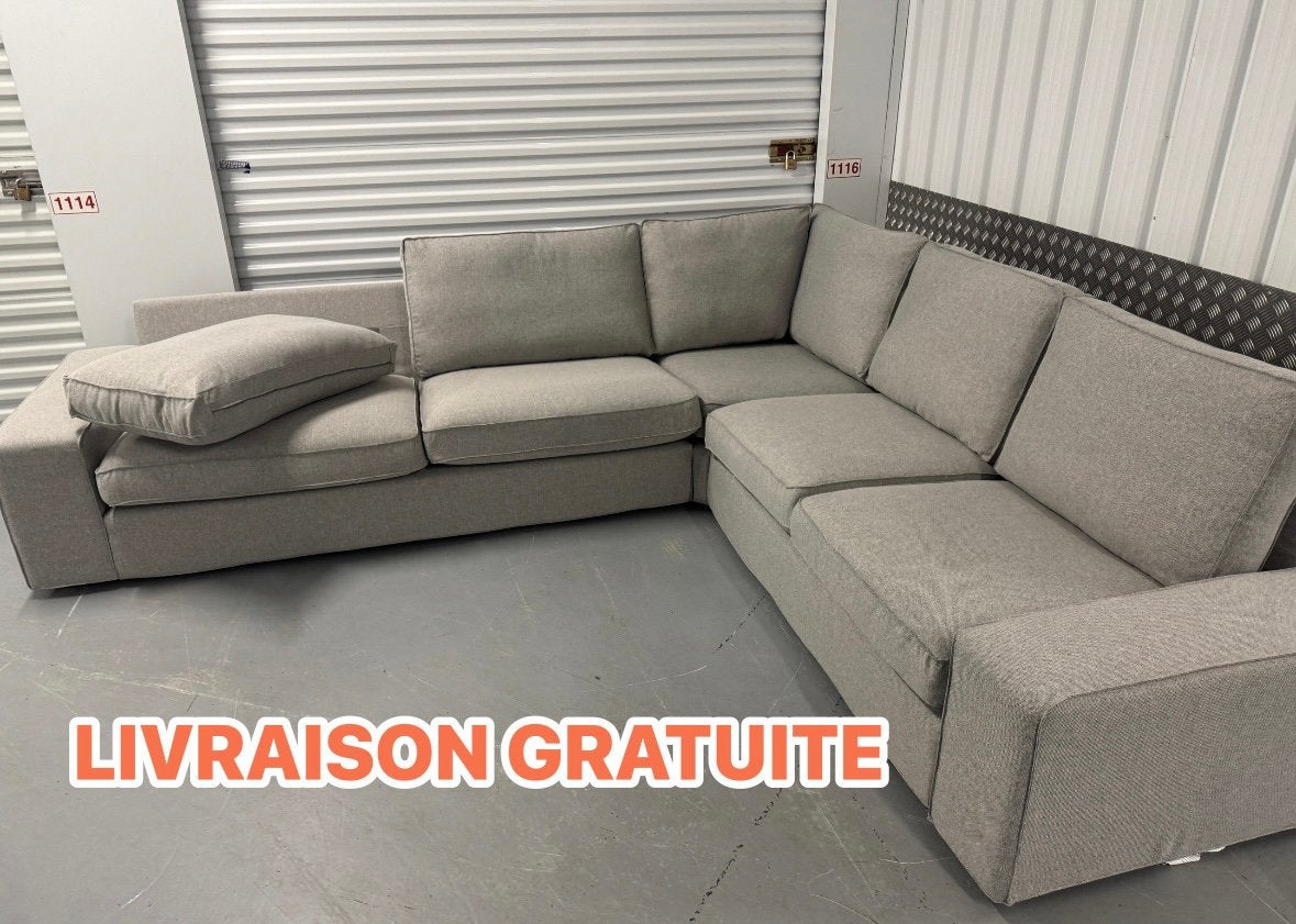 Canapé IKEA KIVIK avec housses neuves - livraison gratuite, Maison & Meubles, Enlèvement ou Envoi, Comme neuf