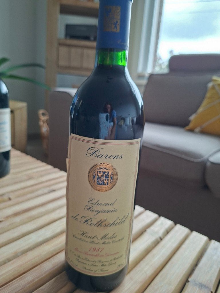 Rothschild Haut-Medoc Appellation, Verzamelen, Ophalen, Gebruikt, Frankrijk, Rode wijn