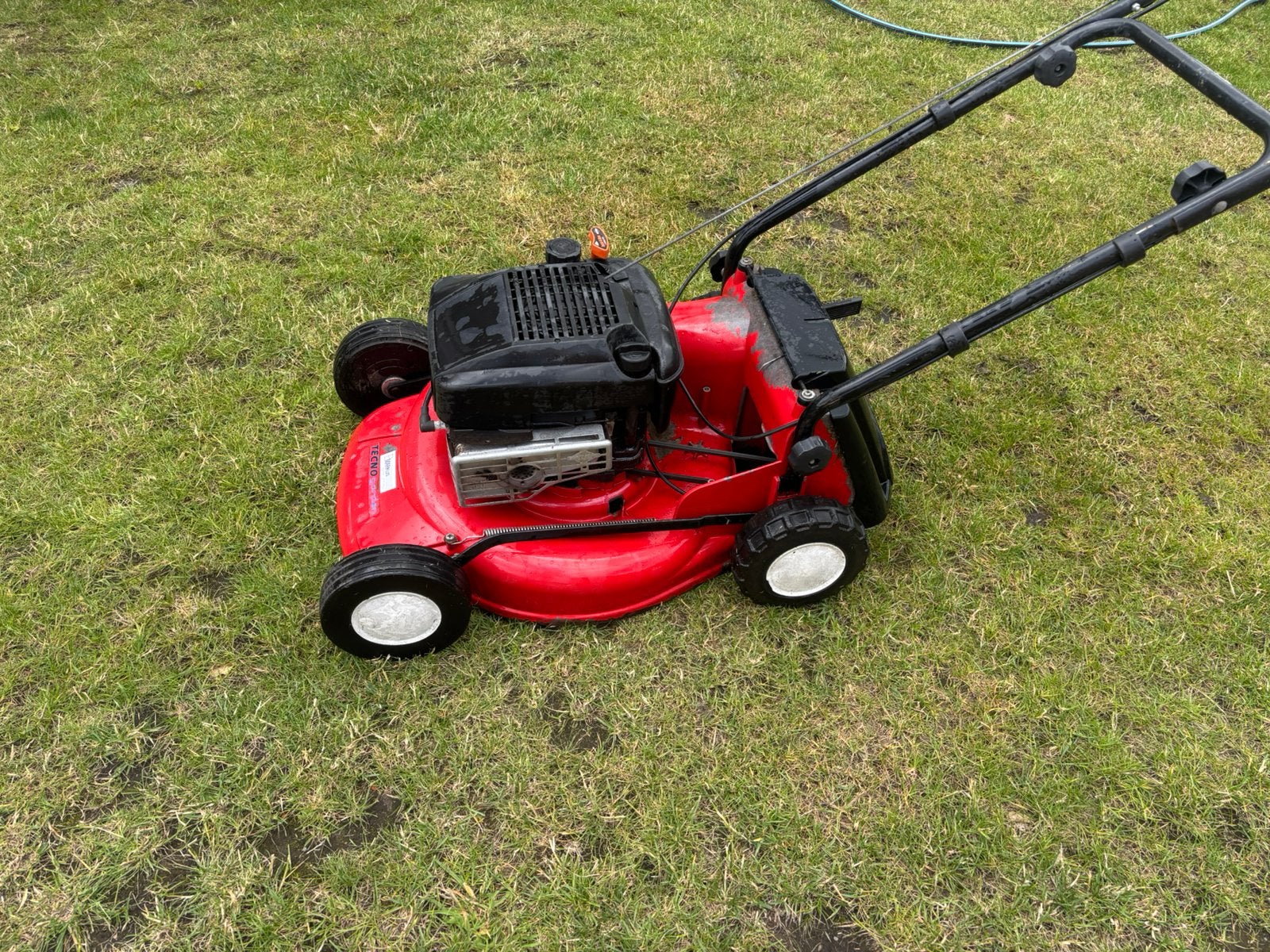 Grasmaaier zelftrekker + automatische start, Tuin en Terras, Ophalen, Cirkelmaaier, Gebruikt, Benzine-grasmaaier