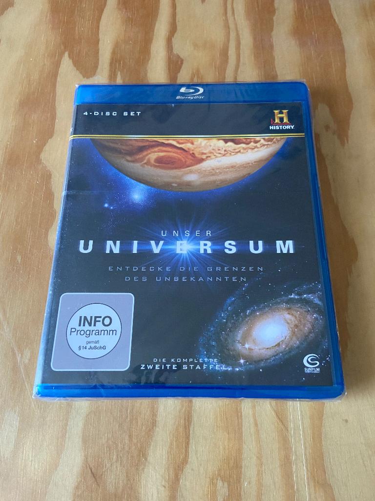 Unser Universum Blu-Ray Zweite Staffel 4 disc set (sealed), CD & DVD, Blu-ray, Enlèvement ou Envoi, Neuf, dans son emballage, Documentaire et Éducatif