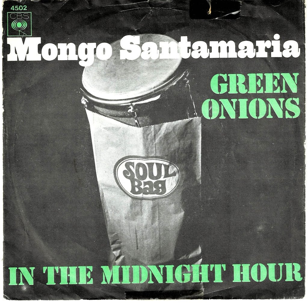 Mongo SANTAMARIA - Green onions/In the midnight hour, CD & DVD, Vinyles Singles, R&B et Soul, 7 inch, Utilisé, Autres types