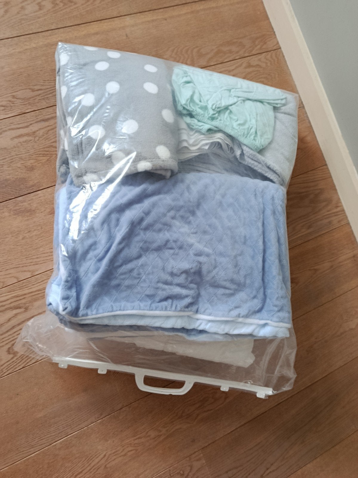 Beddengoed baby/peuterbedje, Ophalen, Matrasbeschermer