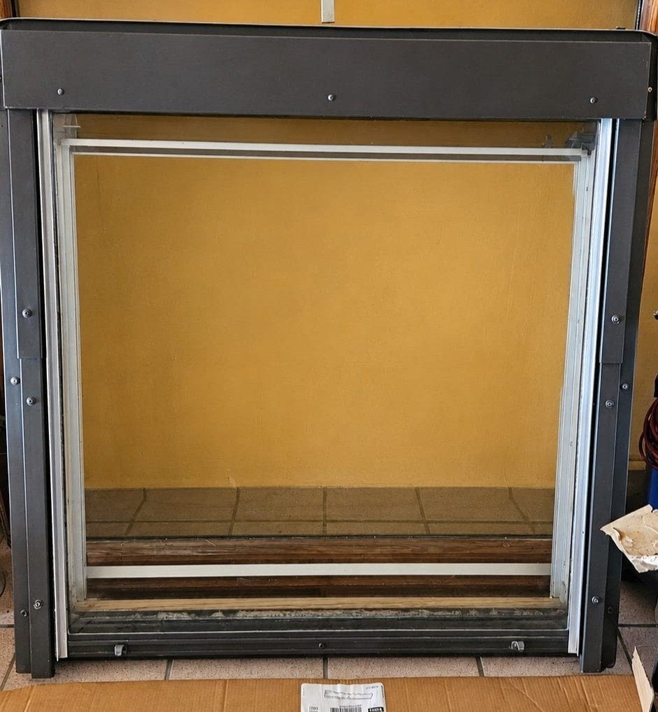 Veluxraam  114*118cm / pannen met verduisteringsgordijn, Ophalen, Gebruikt, 80 tot 120 cm, 80 tot 120 cm