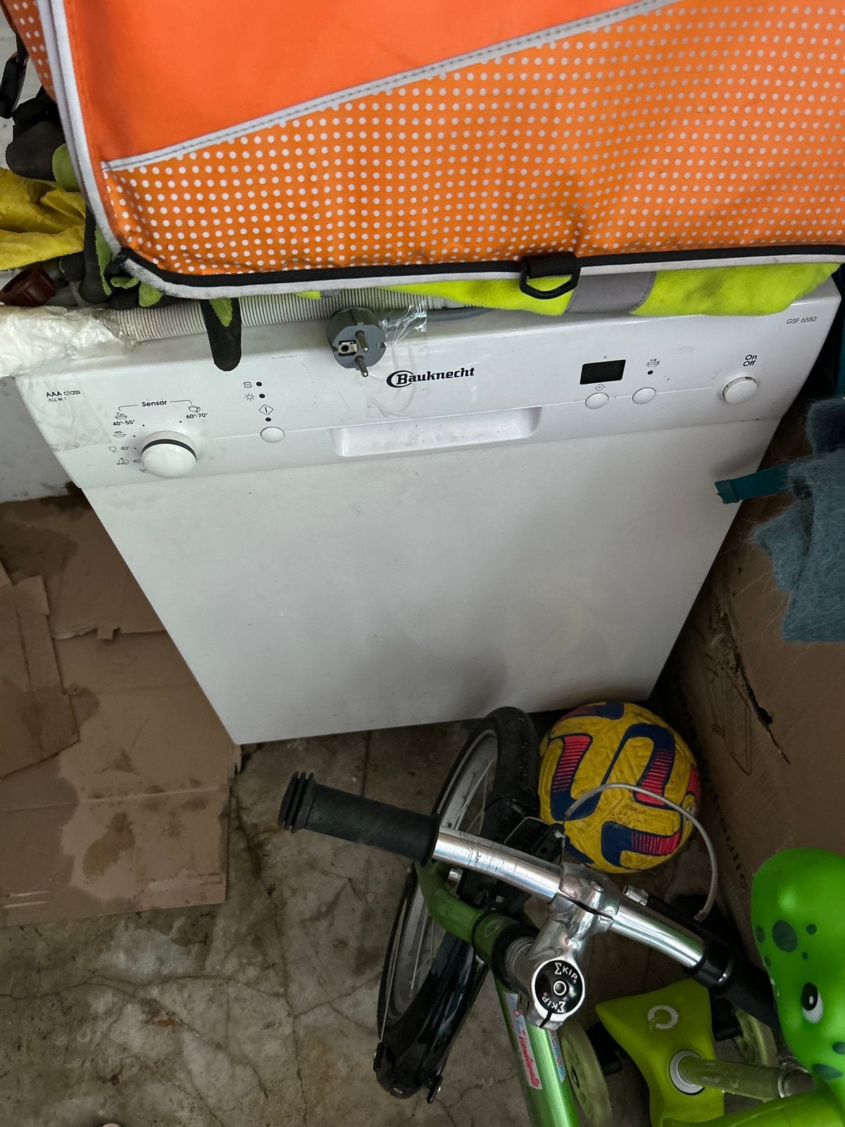 Bauknecht vaatwasser GSF 6550 gratis, Ophalen, 60 cm of meer, 14 tot 18 liter, Niet werkend