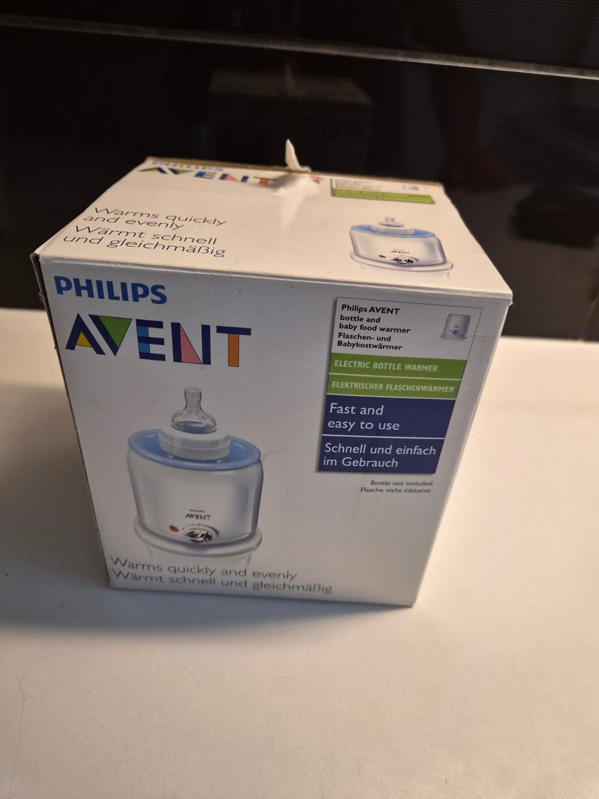 Avent flessenwarmer, Ophalen