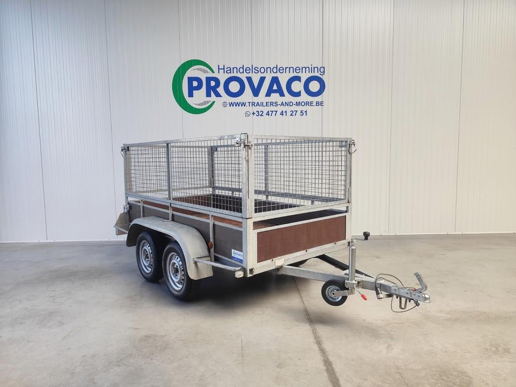BW-TRAILERS 750kg keuringsvrij • loofrekken • perfecte staat, Auto diversen, Ophalen