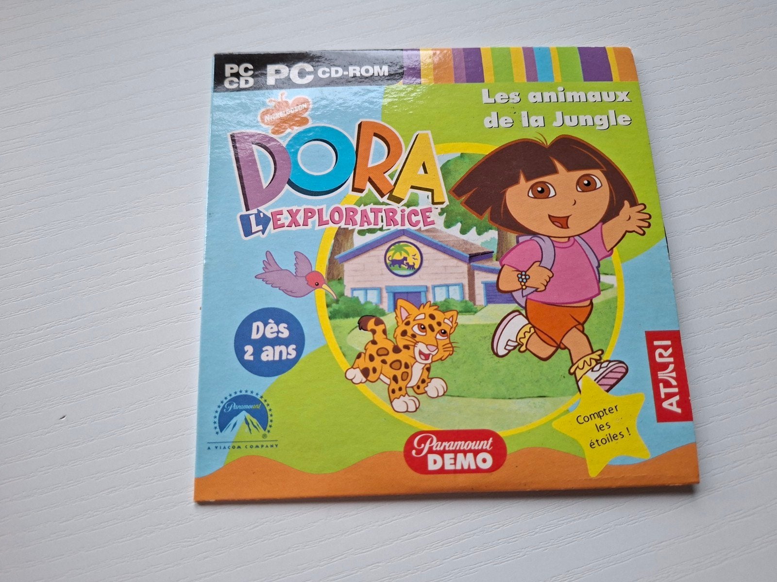 CD-ROM DEMO jeu Dora, Games en Spelcomputers, Ophalen, Gebruikt, Overige genres, Vanaf 3 jaar