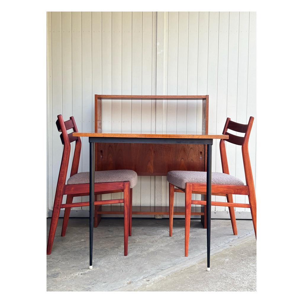 Vintage 196s ‘wall unit’ met desk of tafel, Ophalen of Verzenden