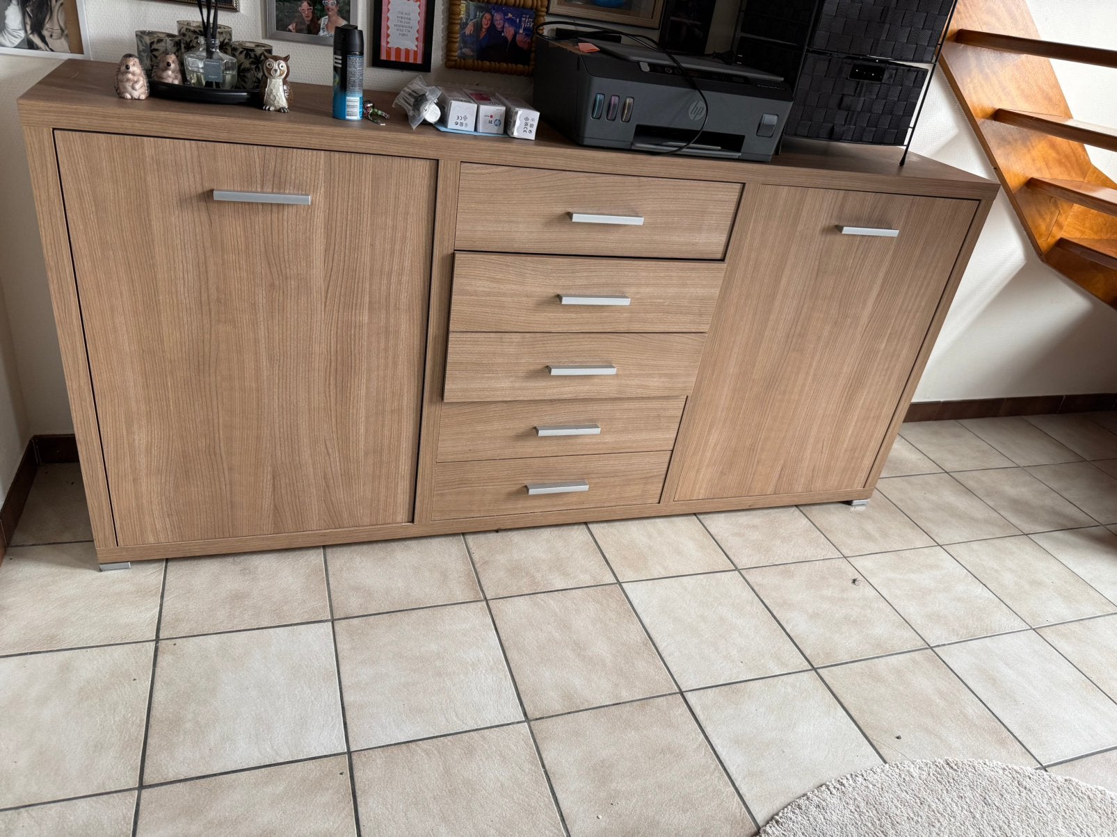 Dressoir + eettafel + barkast, Huis en Inrichting, Kasten | Dressoirs, Ophalen, Gebruikt
