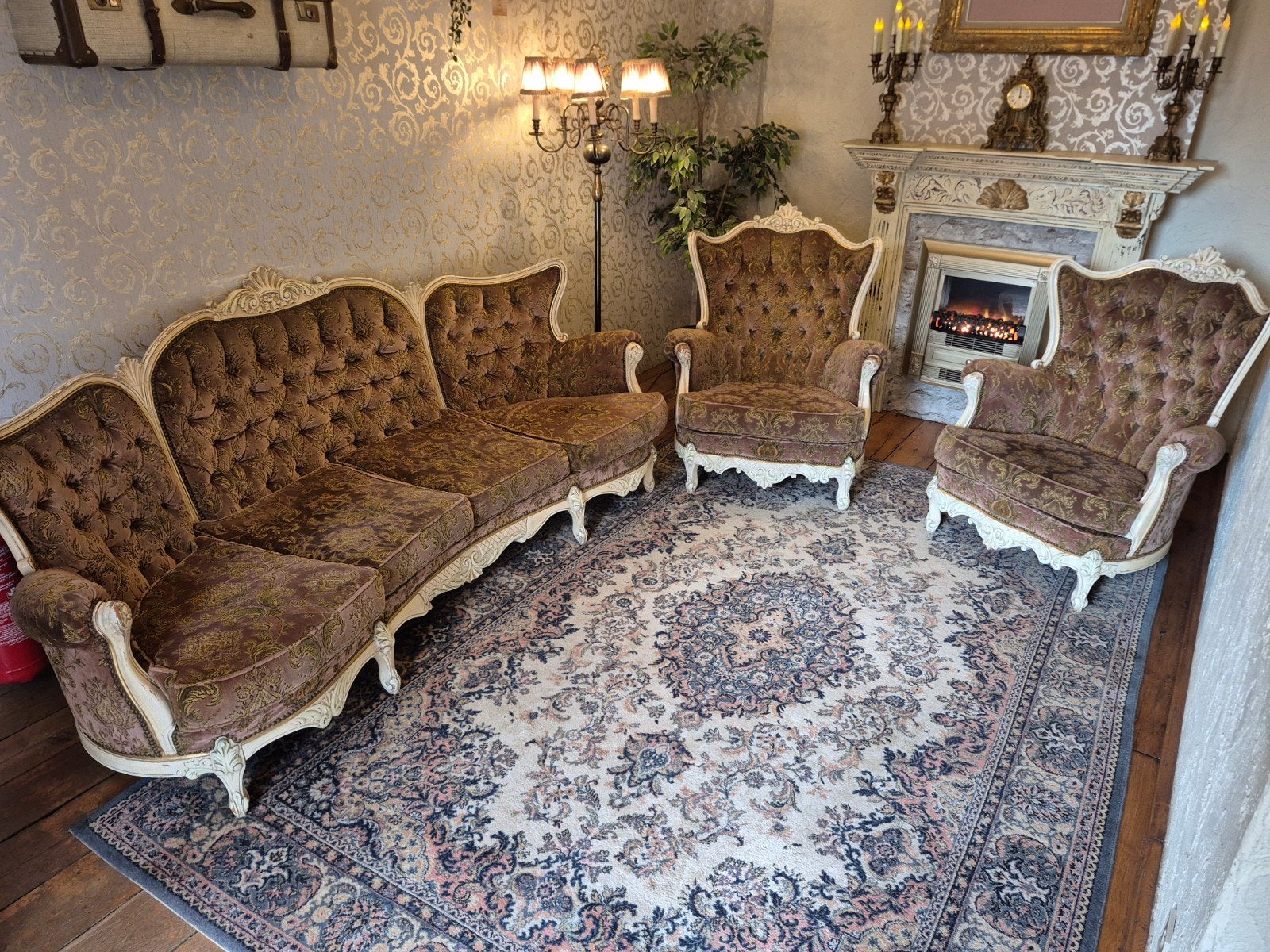 zetel in Louis XV-stijl, Ophalen