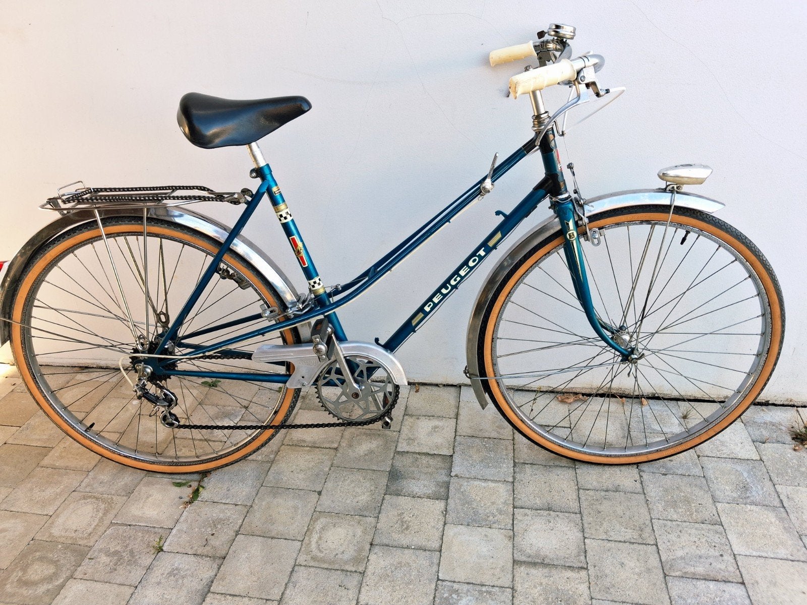 Vintage damesfiets Peugeot zeer goede staat, Fietsen en Brommers, Velgrem, Versnellingen, Zo goed als nieuw, 50 tot 53 cm