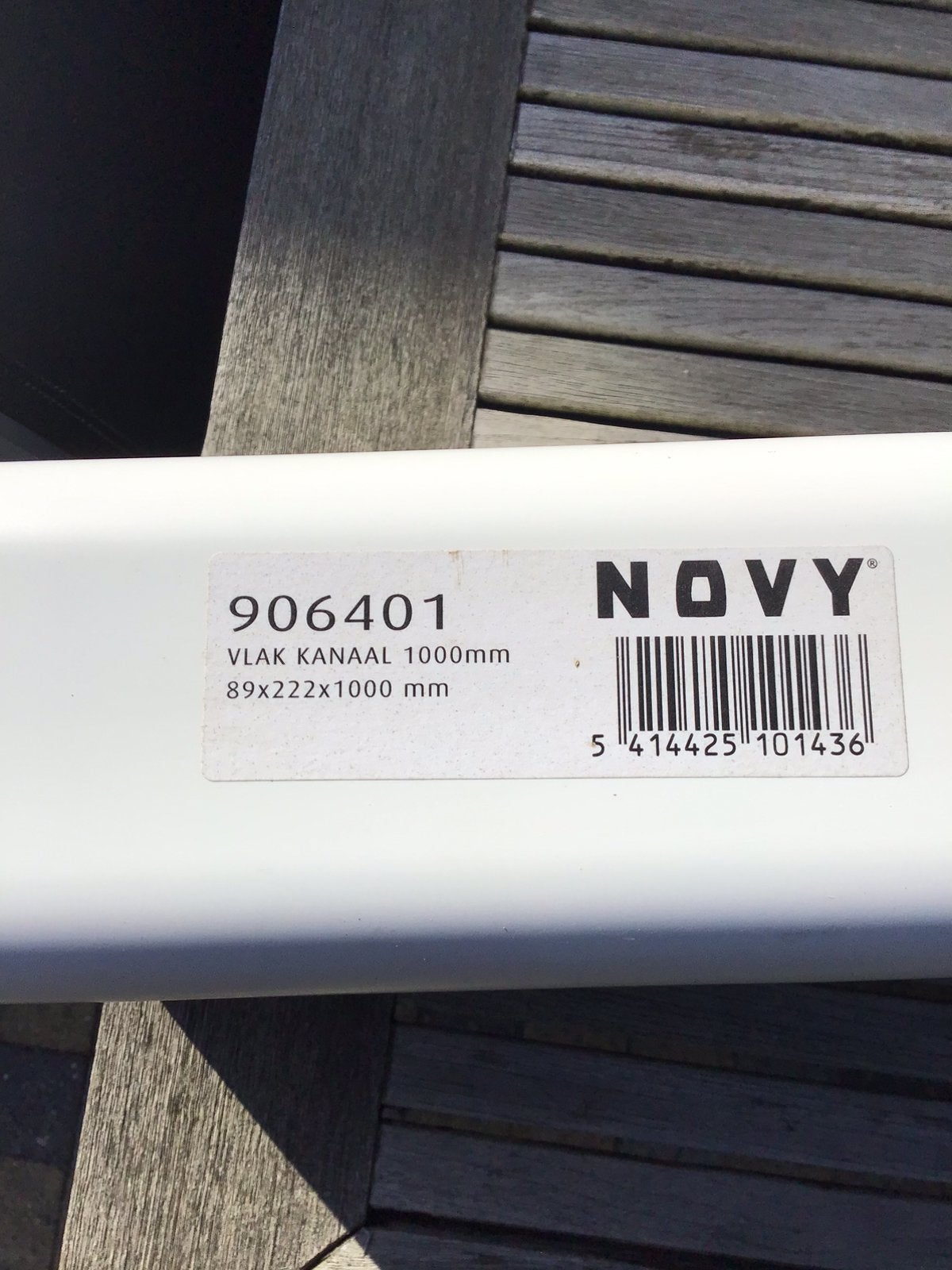 Canal plat Novy, Enlèvement, Comme neuf