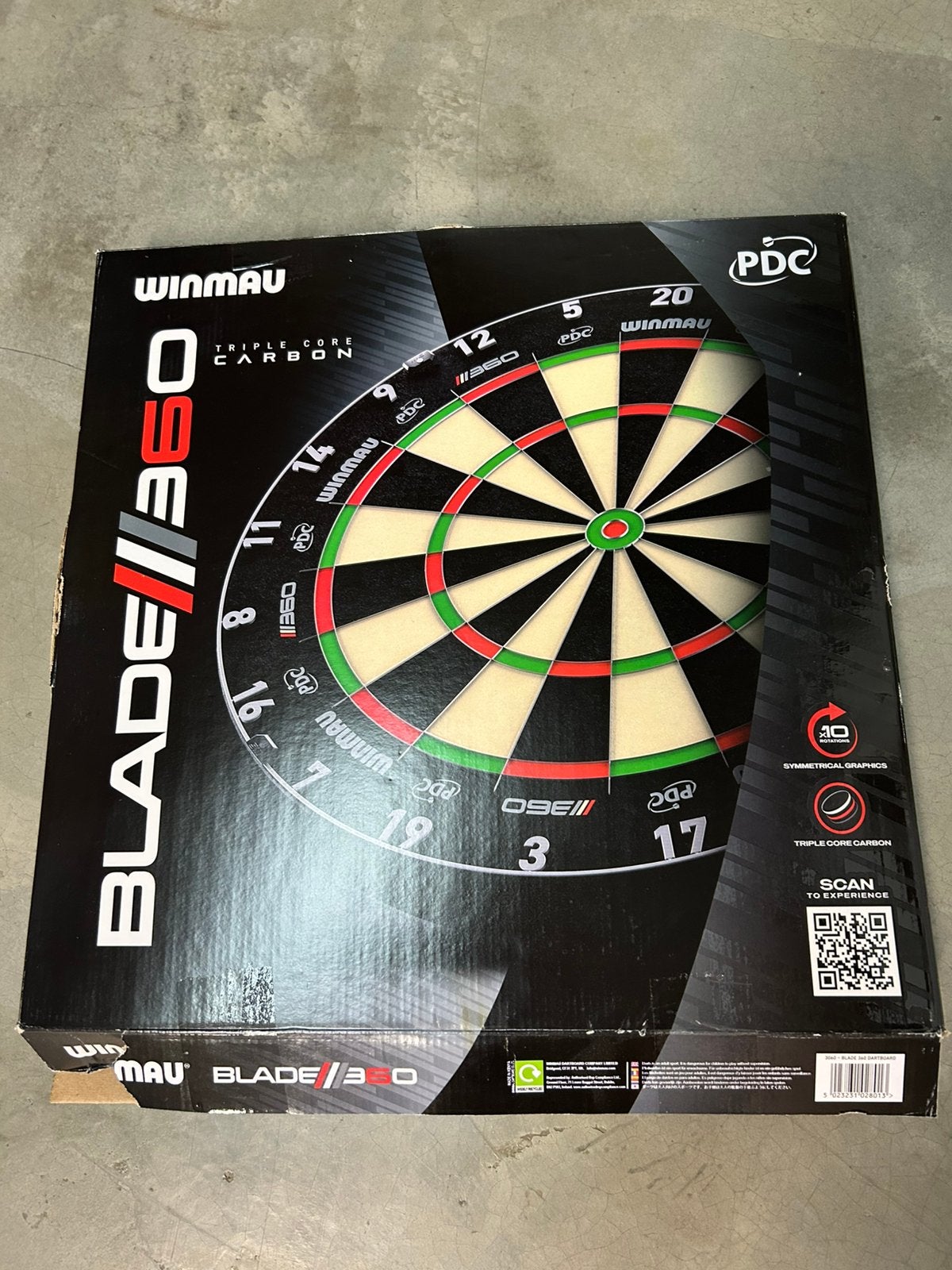 Dartsblok met surround, Sport en Fitness, Ophalen, Gebruikt, Dartbord