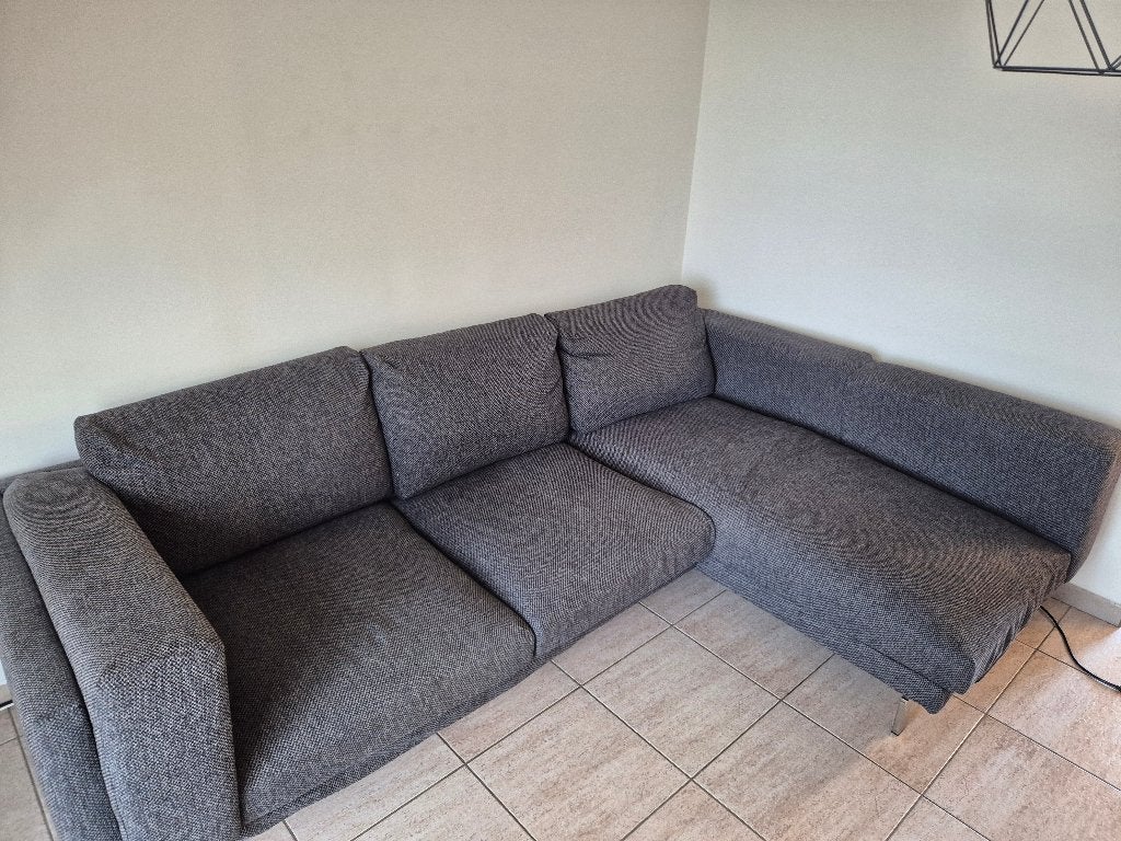 Zetel Nockeby Ikea met chaise longue, Ophalen, Gebruikt, Hoekbank, Stof