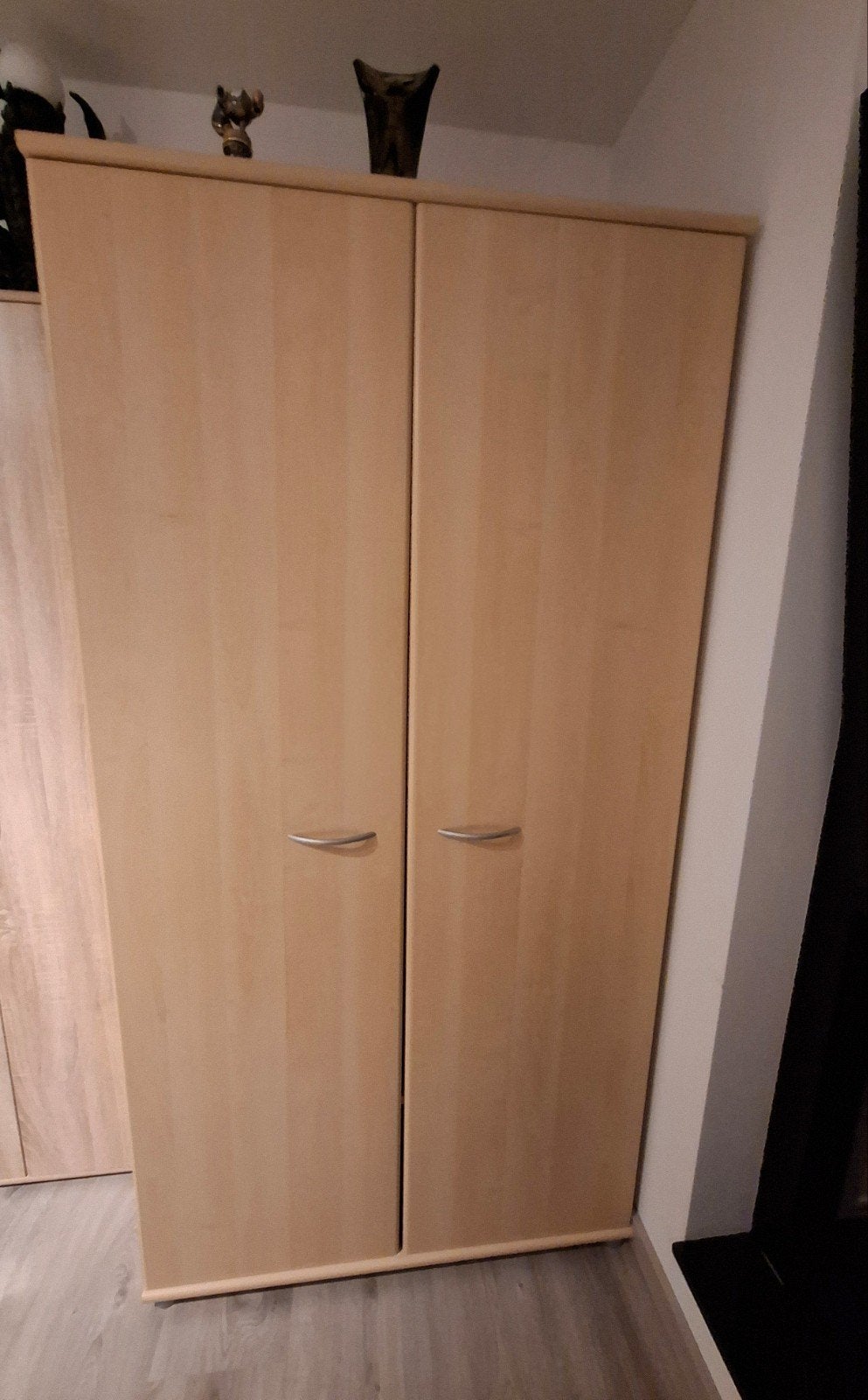 Kleerkast + Commode in lichte houtkleur – slaapkamer, kinder, Ophalen