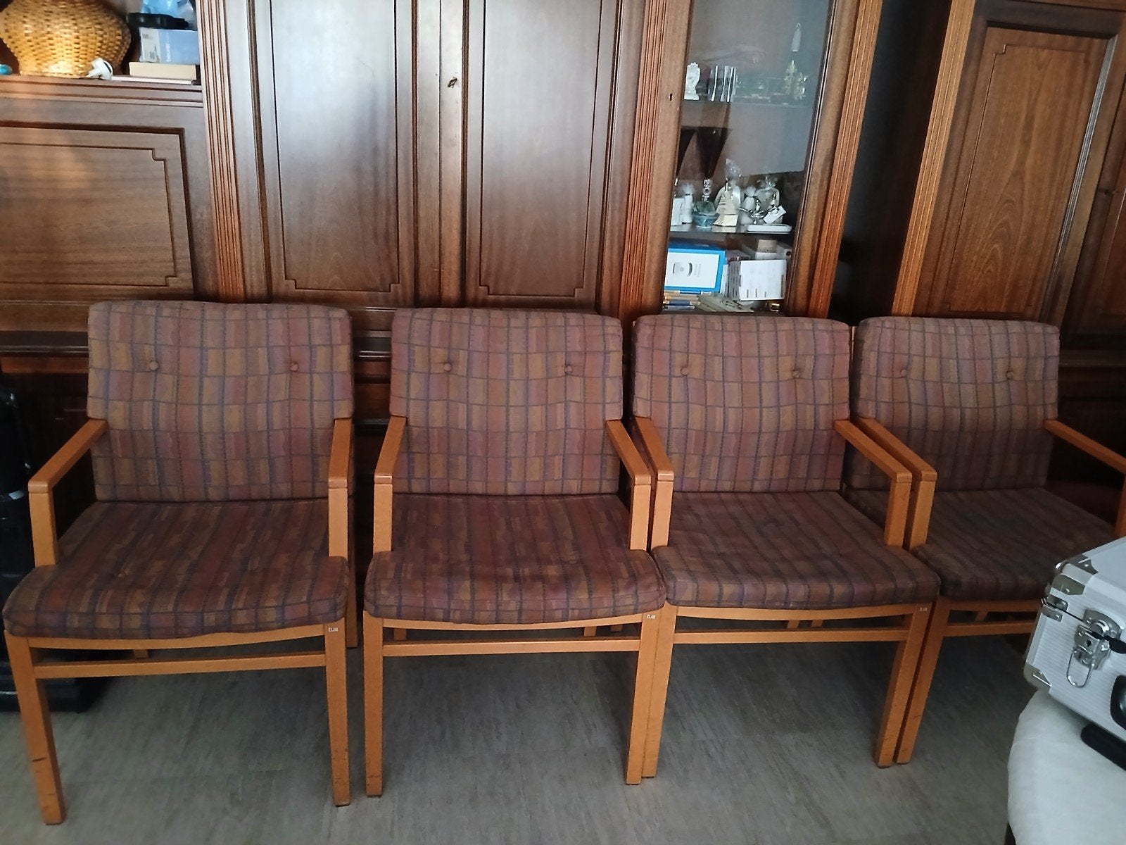 5 fauteuils TUA AB moblër, Maison & Meubles, Enlèvement, Utilisé, Bois, Vintage scandinave