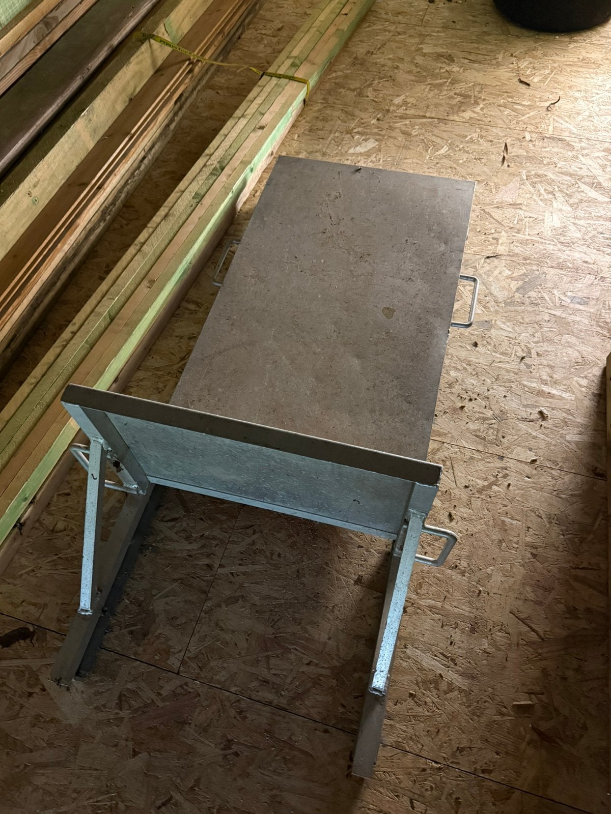 Pannen kar voor op het dak, Ophalen, Zo goed als nieuw, Aluminium