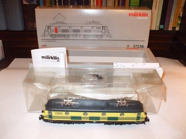 Märklin NMBS eloc 37236 analoog/mfx, Ophalen, Wisselstroom, Locomotief, Zo goed als nieuw