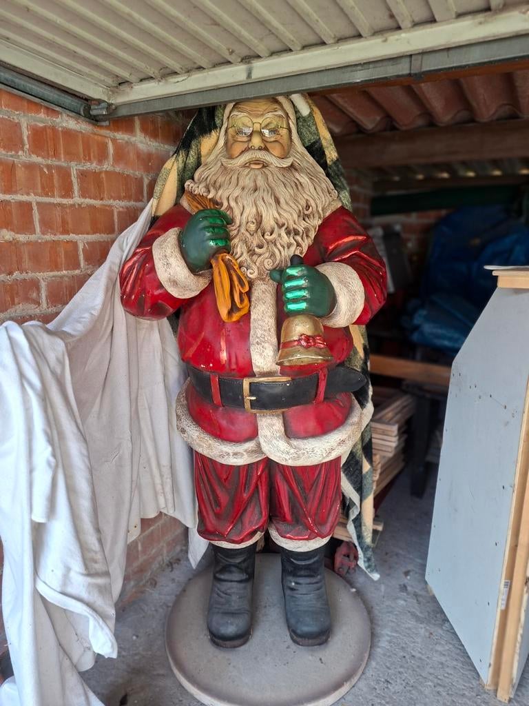 Kerstman  groot, Ophalen