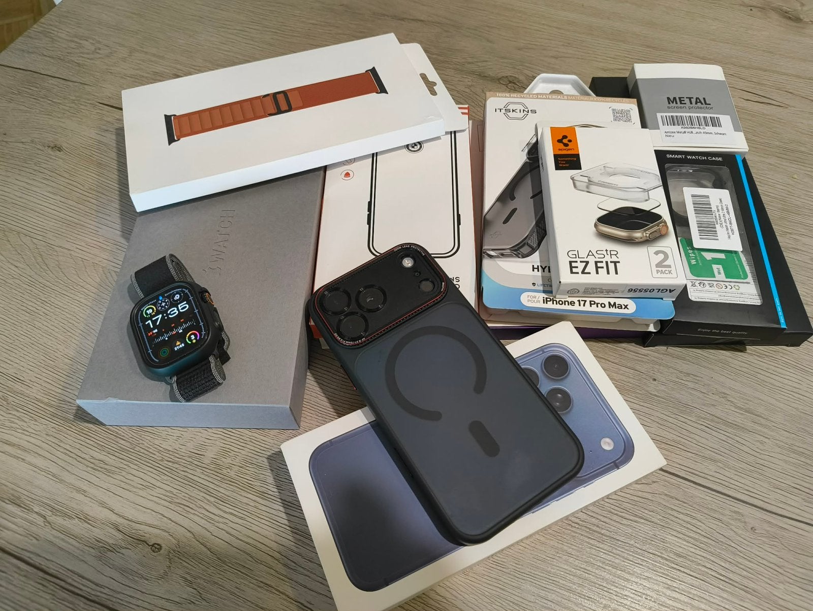 iPhone 17 pro max 256gb+apple Watch ultra 3 black, Zo goed als nieuw, Ophalen, 256 GB, Overige modellen