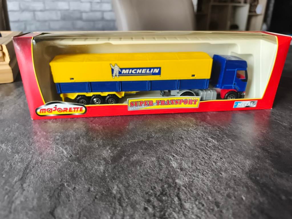 Majorette Renault Michelin, Ophalen, Zo goed als nieuw, Bus of Vrachtwagen, Majorette