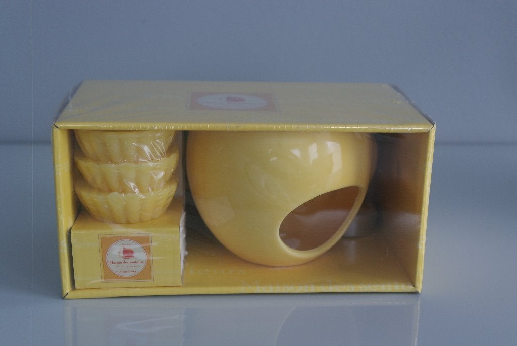 brûle-bougie jaune à 4 fusibles Maison des Senteurs neuf, Maison & Meubles, Accessoires pour la Maison | Bougeoirs & Bougies, Enlèvement ou Envoi