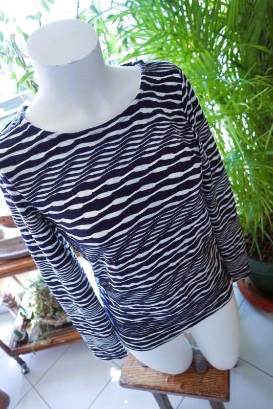 gestreept prachtig T-shirt, Kleding | Dames, T-shirts, Maat 38/40 (M), Overige kleuren, Vintage Dressing, Ophalen of Verzenden