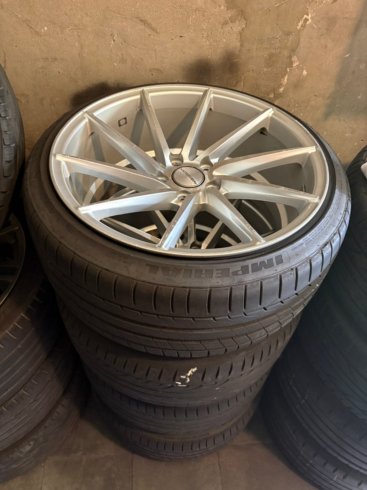 Vossen replica velgen 19 inch 5x112, Ophalen, 19 inch, Band(en)