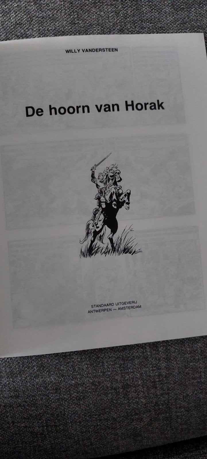 De rode ridder De hoorn van Horak, Ophalen of Verzenden, Zo goed als nieuw