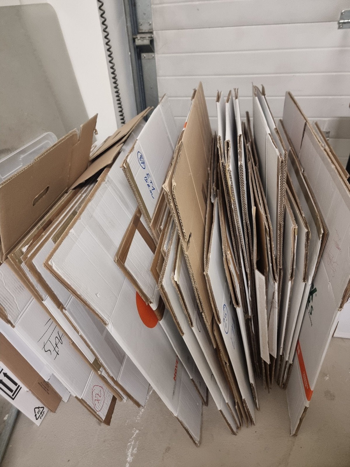 verhuisdozen verschillende afmetingen, Ophalen
