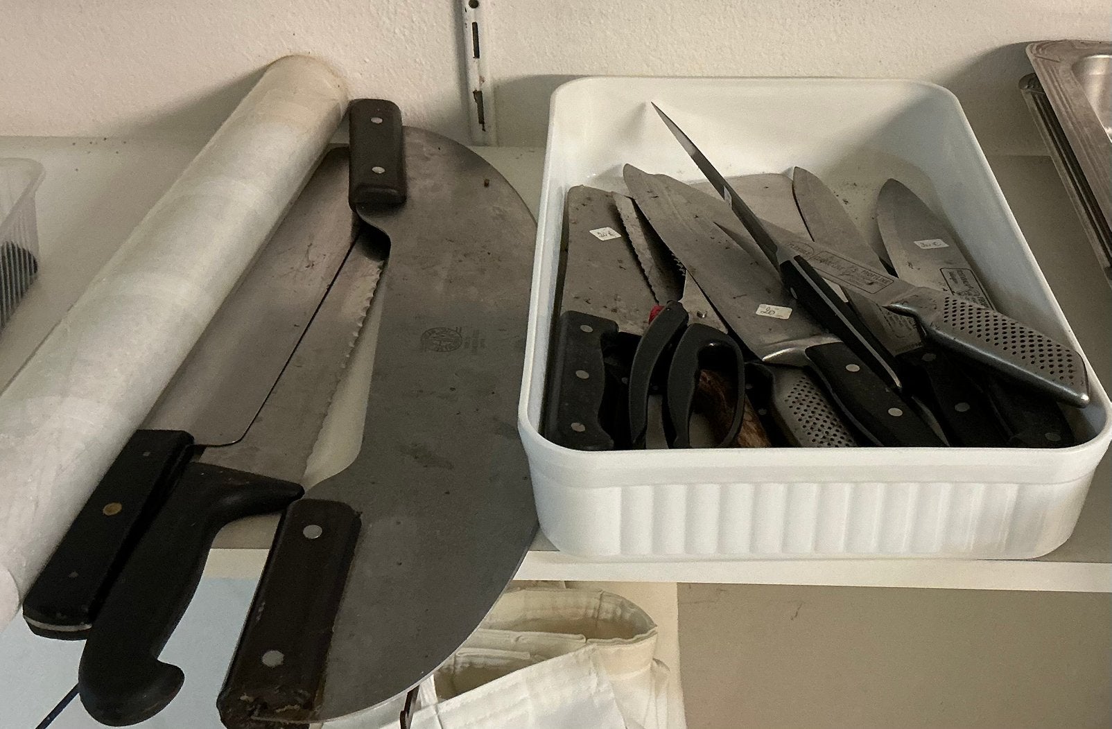 Pakket horeca messen, Ophalen