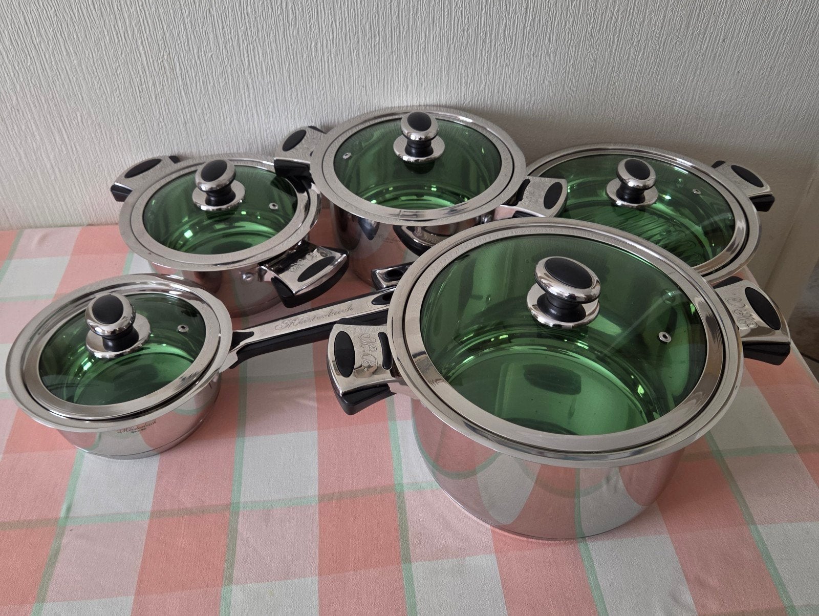 Meisterbach kookpotten, Huis en Inrichting, Ophalen, Nieuw, Inox, Overige merken