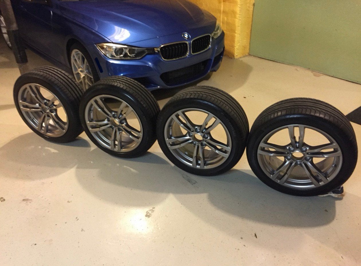 Jantes Bmw 441m séries 3 et 4 séries f30 f31 f32 f33 f34 f36, Enlèvement, 18 pouces, Pneus été, Pneus et Jantes