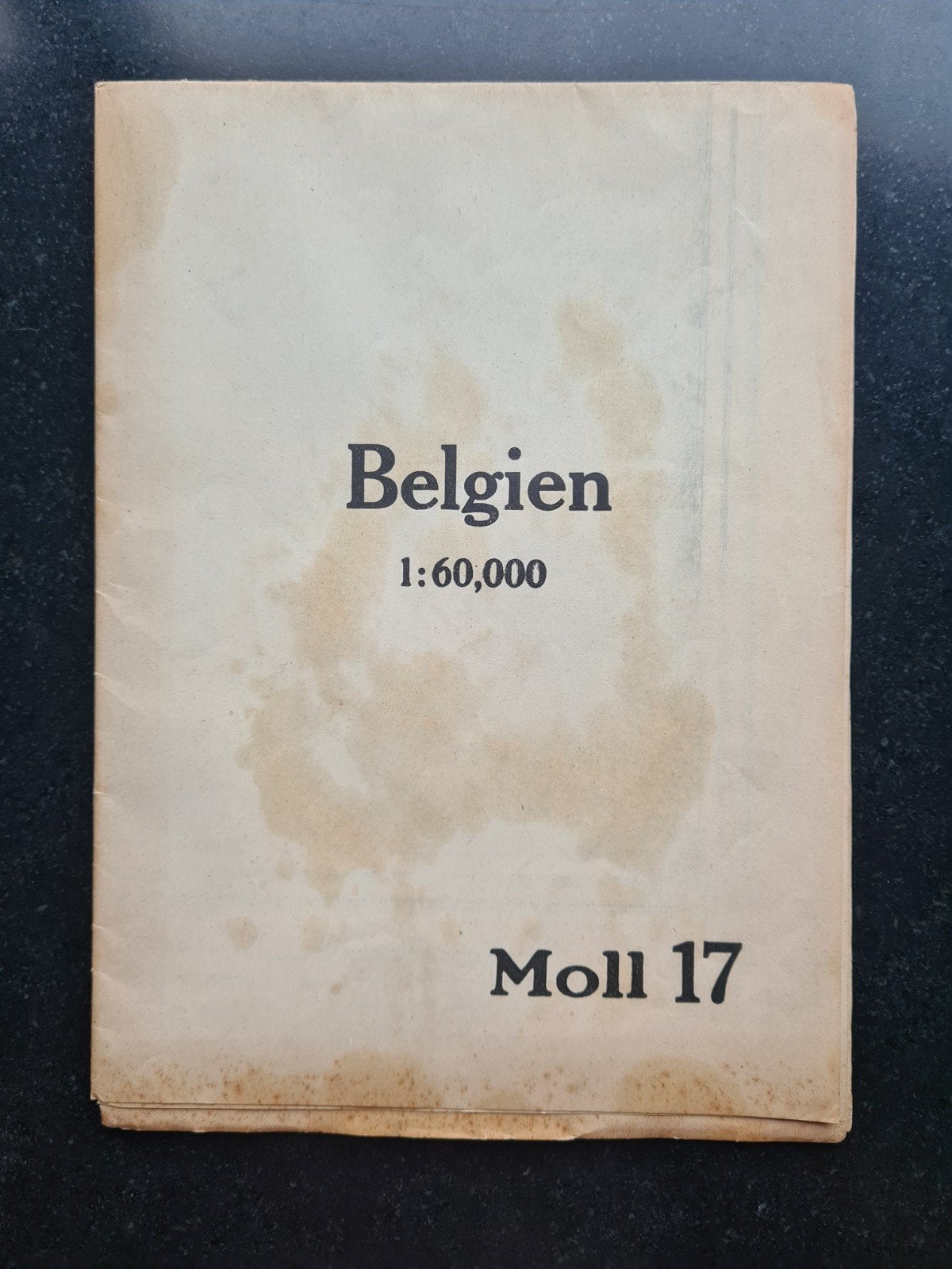 duitse WW1 landkaart 1915, Ophalen