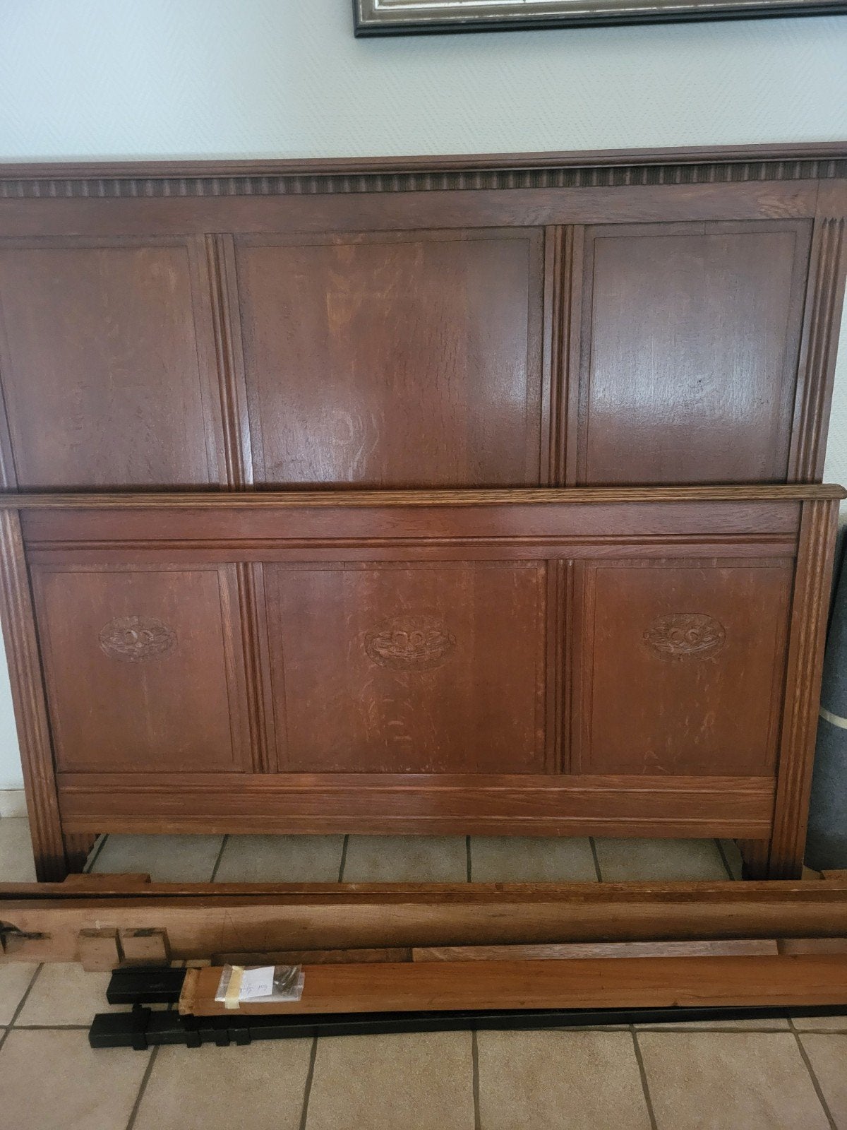 bed, Antiek en Kunst, Antiek | Meubels | Bedden, Ophalen